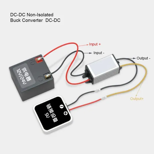 Vista 2 de Step Down Power GYVRM-K241205 5A DC-DC Convertidor 24V a 12V Módulo de convertidor de energía