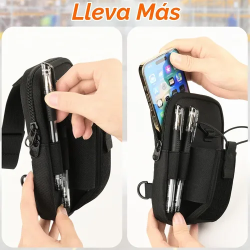 Vista 5 de Funda para Escáner, Arnés de Pecho Universal para Escáner de Código de Barras, Estuche de Transporte para Symbol, Zebra, USPS, Escáneres Postales