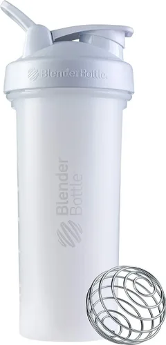 Vista 2 de BlenderBottle Classic V2 - Botella mezcladora perfecta para batidos de proteínas y antes del entrenamiento, 28 onzas (paquete de 2), botella