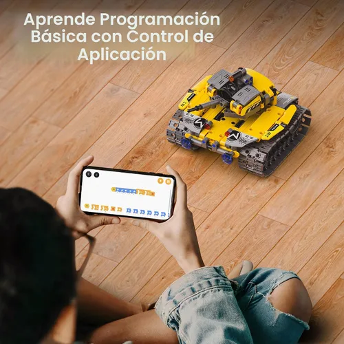 Vista 4 de Sillbird STEM Robot Kit de construcción con control remoto, regalos para niños de 8 a 13 años Coding Robotic Set, Educational Birthday Gifts