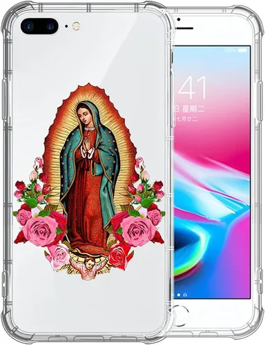 Vista 90 de CARLOCA Compatible con funda para iPhone SE 2020, funda para iPhone 8 para niñas, diseño transparente con patrón de lucha de béisbol de niños