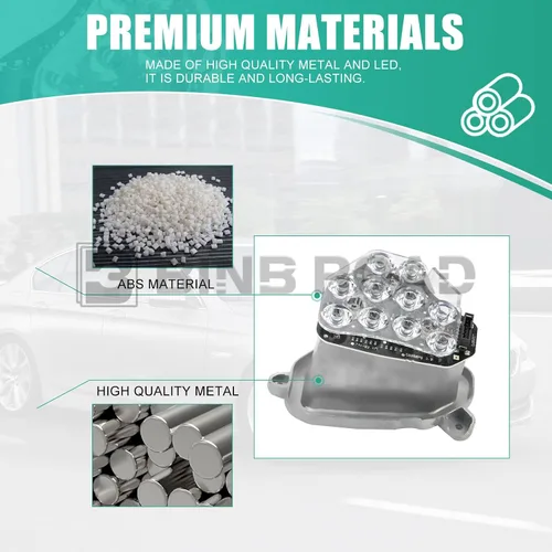 Vista 7 de Módulo LED de señal de giro izquierdo, lado del conductor, compatible con BMW Serie 5 F10 F11 F18 2009-2013 (sustituye a 63117271901)