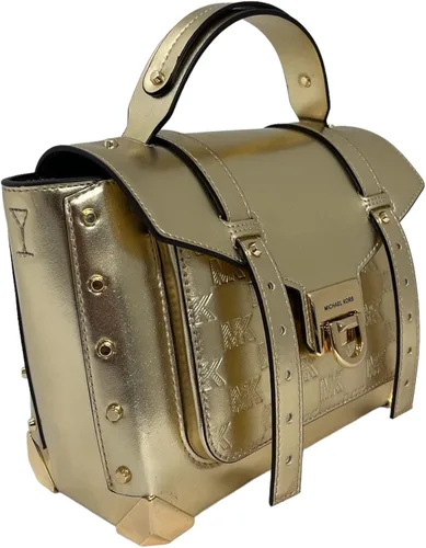 Vista 2 de Michael Kors Manhattan - Bolso mediano de cuero y logotipo
