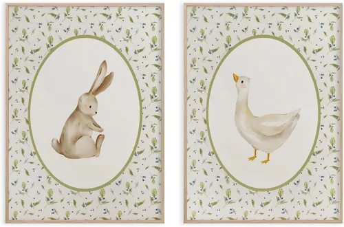 Vista 10 de Póster de pared para habitación de niños, póster de animales lindos de 12 x 16 pulgadas, sin marco, para habitación de niños y niñas, habitación