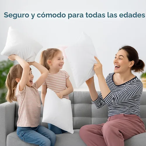 Vista 8 de LANE LINEN Relleno de almohada de 12 x 20 pulgadas, juego de 4 almohadas decorativas blancas para sofá cama, rellenos de almohada esponjosos