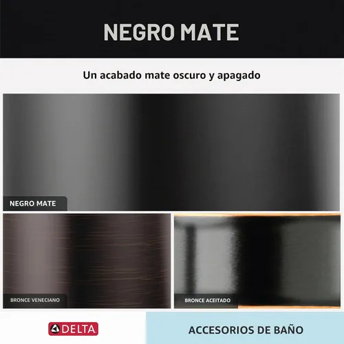 Vista 7 de DELTA FAUCET 759460-BL Anillo de toalla Trinsic, negro mate