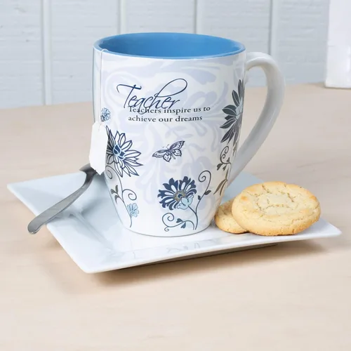 Vista 7 de Taza Mark My Words para profesor, 4-3/4 pulgadas, capacidad de 20 onzas