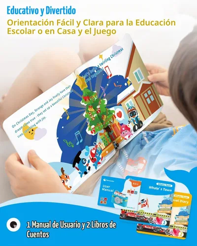 Vista 3 de WhalesBot Juguete de codificación A1 para niños, robot de bloques de construcción, divertido juguete STEM con controlador magnético y bloques