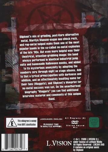 Vista 2 de Slipknot Maggots DVD