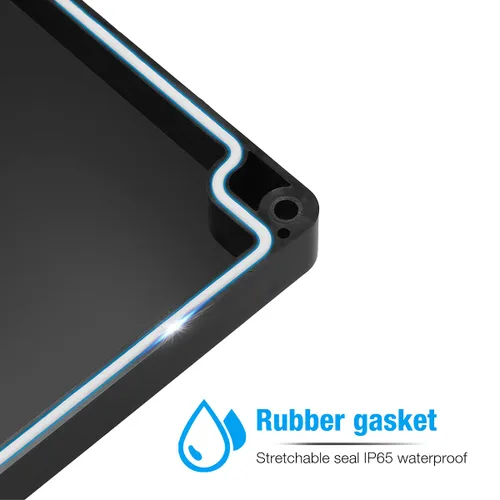 Vista 5 de Caja de conexiones plástica electrónica del ABS de la prenda impermeable IP65 de Pinfox del proyecto