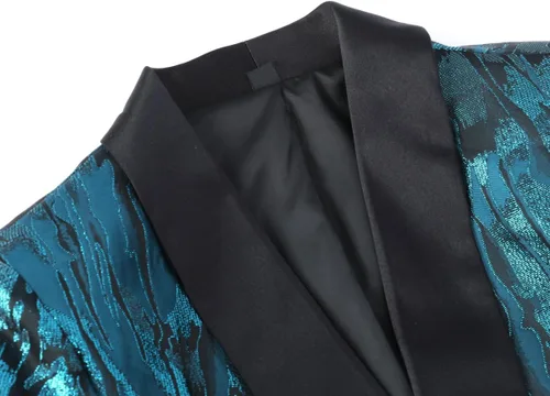 Vista 6 de SWOTGdoby Trajes de vestir para niños de 3 piezas, ajuste delgado, trajes de esmoquin para niños, chaqueta formal, chaqueta, pantalones, chaleco