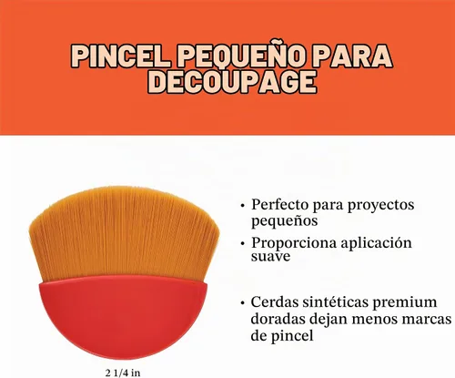 Vista 3 de Mod Podge Aplicador de pincel, 24960 de 2.25 pulgadas