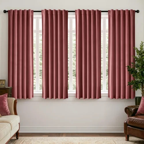 Vista 11 de MIULEE Navy Blue Velvet Curtains 4 Panels Set Back Tab 40 x 96 Inch Long Azul marino