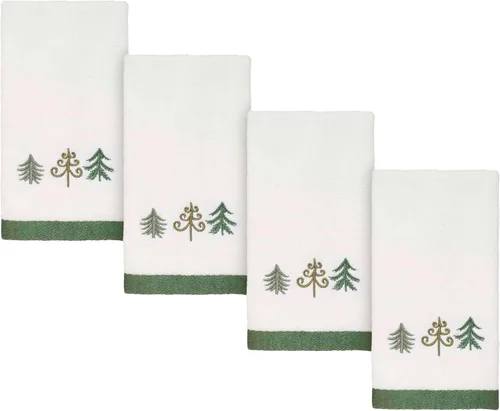 Vista 3 de Avanti Linens - Cortina de ducha, tela estampada vibrante, decoraciones navideñas (colección de árboles de Navidad, 72 pulgadas)
