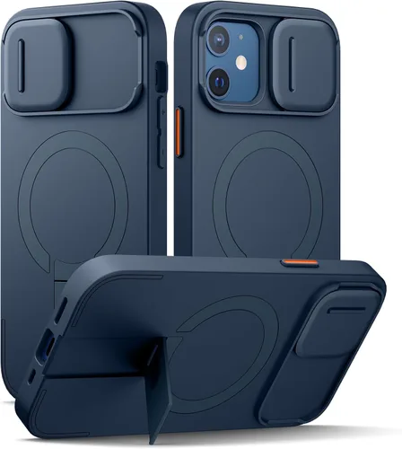 Vista 34 de SURITCH Funda para iPhone Air con cubierta de control de cámara, funda deslizante para cámara y soporte ajustable, compatible con MagSafe, a prueba