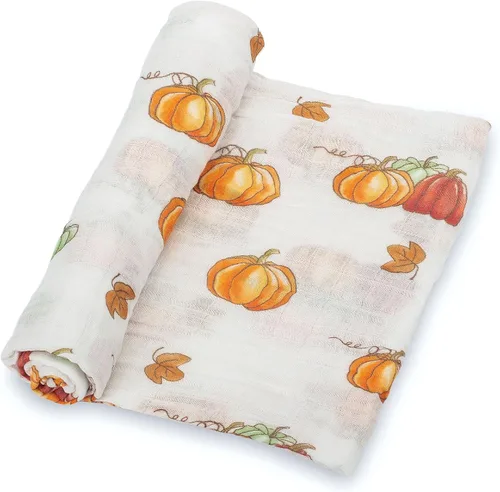 Vista 14 de LollyBanks Manta de bebé para niños y niñas, mantas de arrullo de muselina de algodón 100% para recién nacidos, 47 x 47 pulgadas, manta de recepción