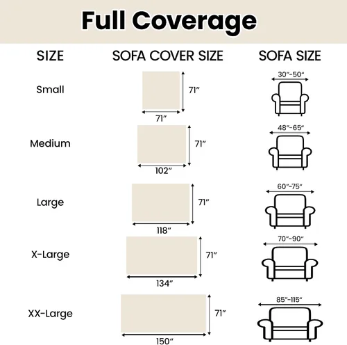 Vista 9 de Funda para Sillón de Sofá de Chenilla Lavable Protector de Muebles Funda para Sofá Reclinable de 1 Pieza Cojín Resistente a Manchas Funda para Silla