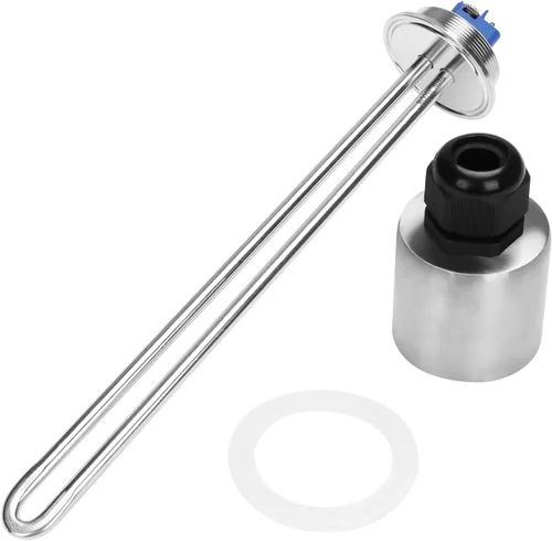 Vista 9 de DERNORD Densidad de alta vatio del calentador de agua de inmersión del elemento de calefacción 120V 1500W del elemento de calefacción