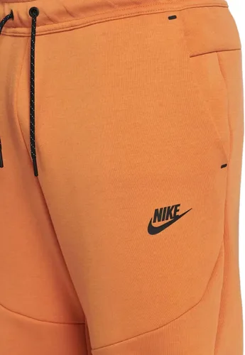 Vista 4 de Nike Hombre Sportswear Hot CurryBlack Tech Fleece Jogger - XL, Naranja