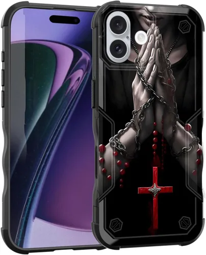 Vista 86 de Funda para iPhone Air, [doble capa] [protección contra caídas de grado militar de 10 pies] Funda resistente a prueba de golpes para iPhone Air