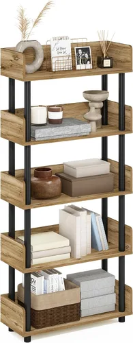 Vista 46 de Furinno Turn-N-Tube Organizador de encimera de cocina, estante organizador de encimera de esquina de 2 niveles, estante esquinero, para cocina