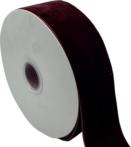 Vista 76 de Bobina de cinta de terciopelo de 10 yardas, disponible en muchos colores (Beige, 1 1/2 pulgadas)