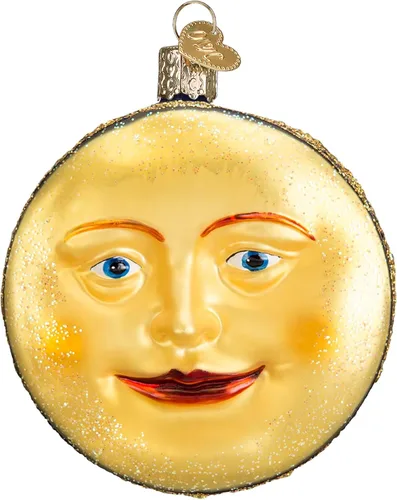 Vista 14 de Old World Christmas You are My Sunshine - Adorno de cristal soplado para árbol de Navidad, decoración navideña hecha a mano, colección de refranes