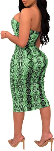Vista 2 de PORRCEY Women's Sexy Party Club Night Mini Dresses Clubwear