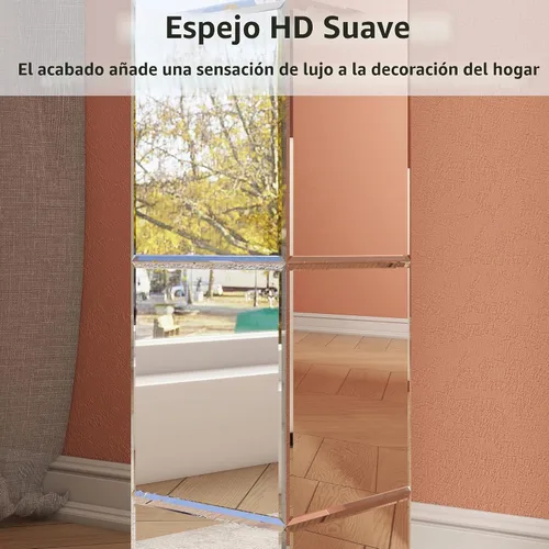 Vista 7 de Juego de 2 jarrones altos con espejo de 28 pulgadas para el hogar, jarrón decorativo grande plateado para flores secas, jarrones de vidrio modernos