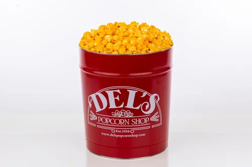Vista 5 de Lata de regalo gourmet para palomitas de maíz - Palomitas de maíz (caramelo, 2 galones)