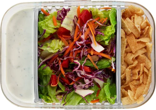 Vista 11 de PackIt Mod Lunch Bento Contenedor de almacenamiento de alimentos, verde menta, base de cristal transparente a prueba de roturas, con divisores