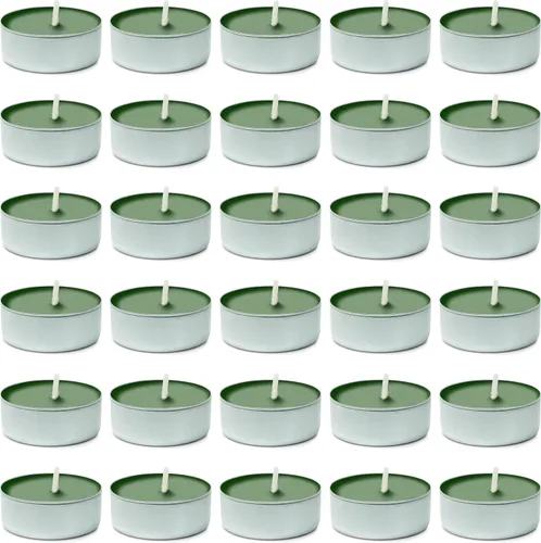 Vista 14 de DecorRack 30 velas aromáticas de orquídea de ángel, aroma agradable, aromaterapia, decoración perfumada del hogar, velas votivas de larga duración