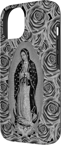 Vista 5 de Funda para iPhone 11 Nuestra Señora Virgen De Guadalupe Virgen María Floral