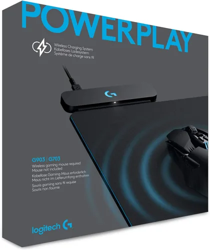Vista 8 de LogitechG PowerPlay - Alfombrilla de mouse de carga inalámbrica compatible con G ProG903G703G502 Lightspeed Gaming Ratones - Negro