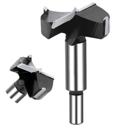 Vista 22 de Broca Forstner de carburo de 1/4 pulgada, broca Forstner con punta de carburo de 6 mm para madera dura, juego de sierras de perforación para madera