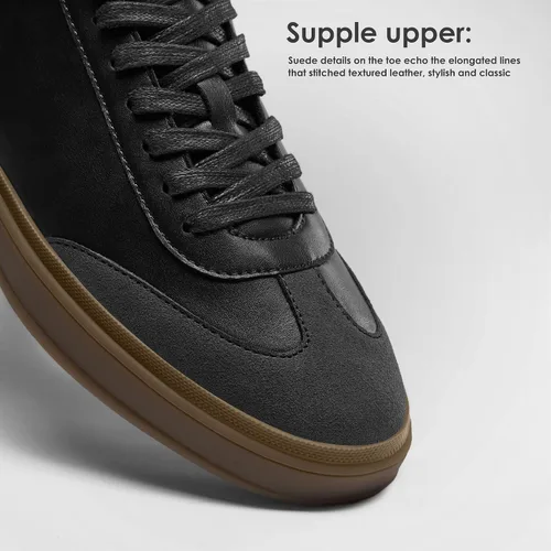 Vista 4 de Coostar Zapatos Casuales para Hombre Zapatillas de Vestir de Negocios Clásicas con Cordones para Caminar