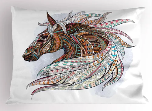 Vista 39 de Lunarable Juego de 2 fundas de almohada de caricaturas, automóvil deportivo de velocidad moderna, imagen exquisita del automóvil, ropa de cama