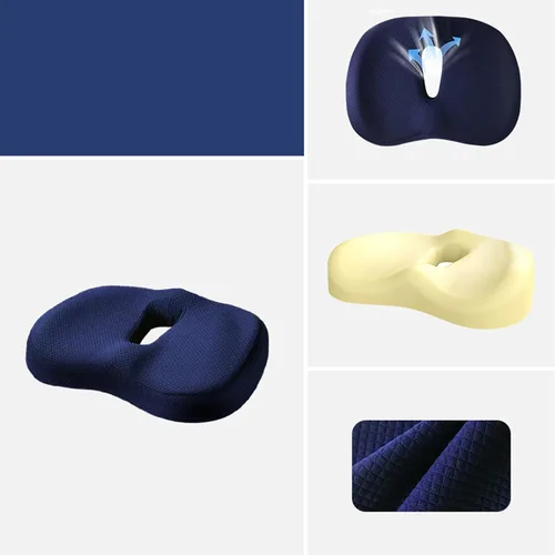 Vista 9 de Cojín de espuma viscoelástica para silla de asiento, cojín de asiento de espuma viscoelástica, cojín de espuma viscoelástica para trabajadores