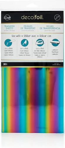 Vista 3 de iCraft - 418561 Hojas de transferencia de papel decorativo, 6" x 12", dorado, 20 piezas
