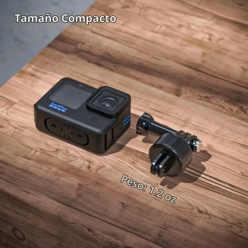 Vista 6 de Accesorios magnéticos para GoPro, base de liberación rápida para bicicleta, selfie stick, monopie, soporte de trípode, compatible con GoPro Hero