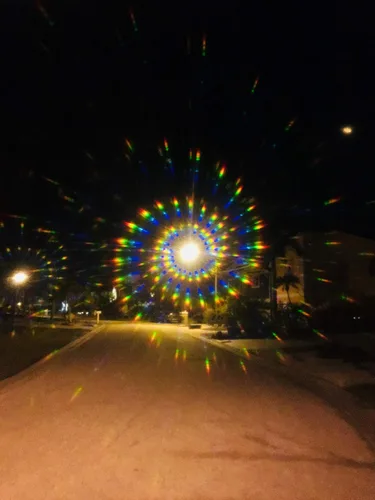 Vista 6 de Gafas de difracción en espiral: para raves, festivales y más Verde neón
