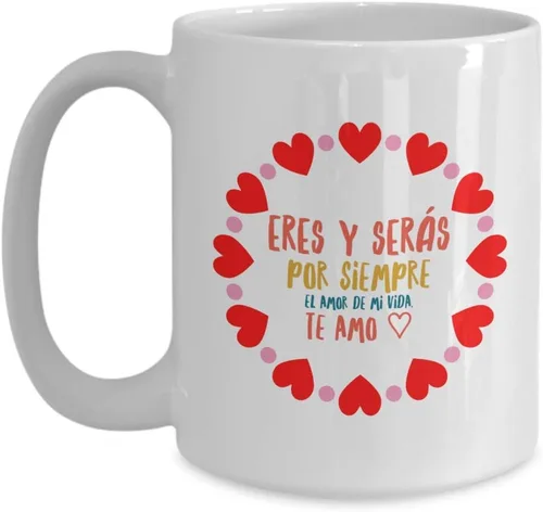 Vista 3 de Taza de cafe para novia Regalo para esposa Perfecto regalo para navidad, graduados, profesionales y estudiantes Vaso con afirmaciones