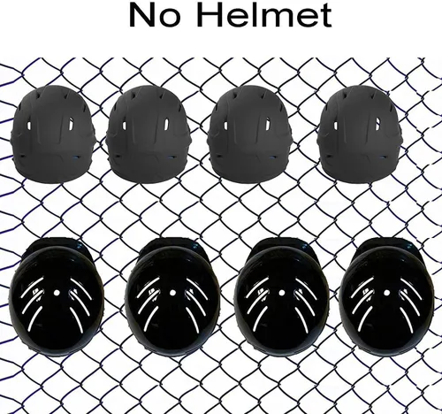 Vista 2 de AUXPhome Paquete de 2 perchas portátiles para bolsas de casco de béisbol, ganchos para cerca, soporte de almacenamiento para casco