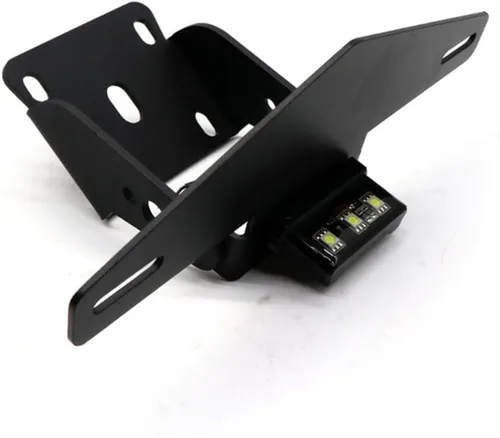 Vista 3 de AL-mart - Eliminador de guardabarros de motocicleta con luz LED ajustable, soporte de montaje para placa de matrícula, compatible con KTM 390 Duke