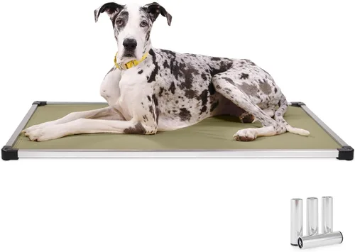 Vista 25 de K9 Ballistics - Cama para jaula de perro, a prueba de mordiscos, acolchada y blindada, prácticamente indestructible, patas incluidas
