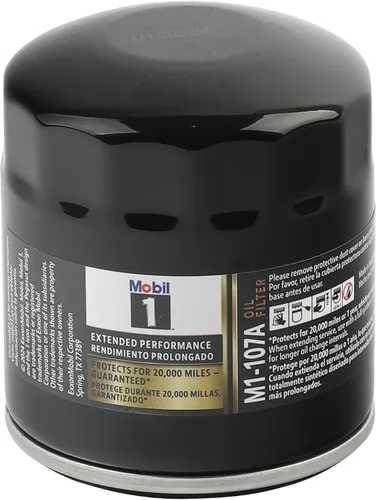 Vista 2 de Mobil 1 M1-107A Filtro de aceite con rendimiento extendido, 1 paquete