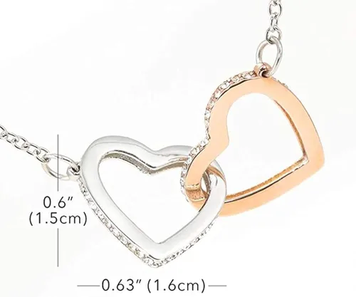 Vista 3 de Collar para hija A Mi Hija en Su Cumpleanos Feliz Cumpleanos Hija Mia Regalo Para Mi Hija Madre y Hija Collar Español CLH510078