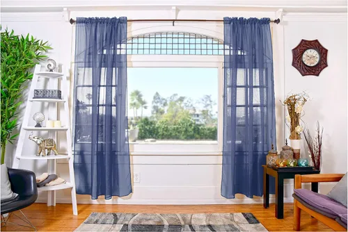 Vista 74 de All American Collection - cortinas Doli transparentes, 2 unidades Blanco