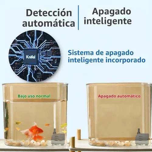 Vista 2 de Knifel Bomba sumergible de 200 GPH con apagado automático de 5.2 pies de elevación alta para fuentes, hidroponía, estanques, acuarios y más