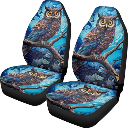Vista 28 de Talayituse - Funda de asiento de coche con estampado de salpicaduras de pintura de la bandera americana, funda de asiento de cubo para vehículo, 4